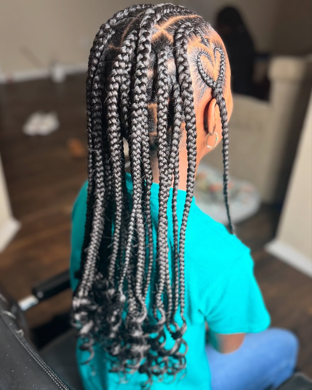 Kids knotless braids