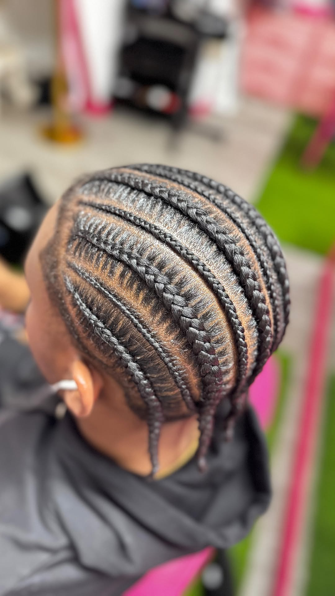 Cornrow braids
